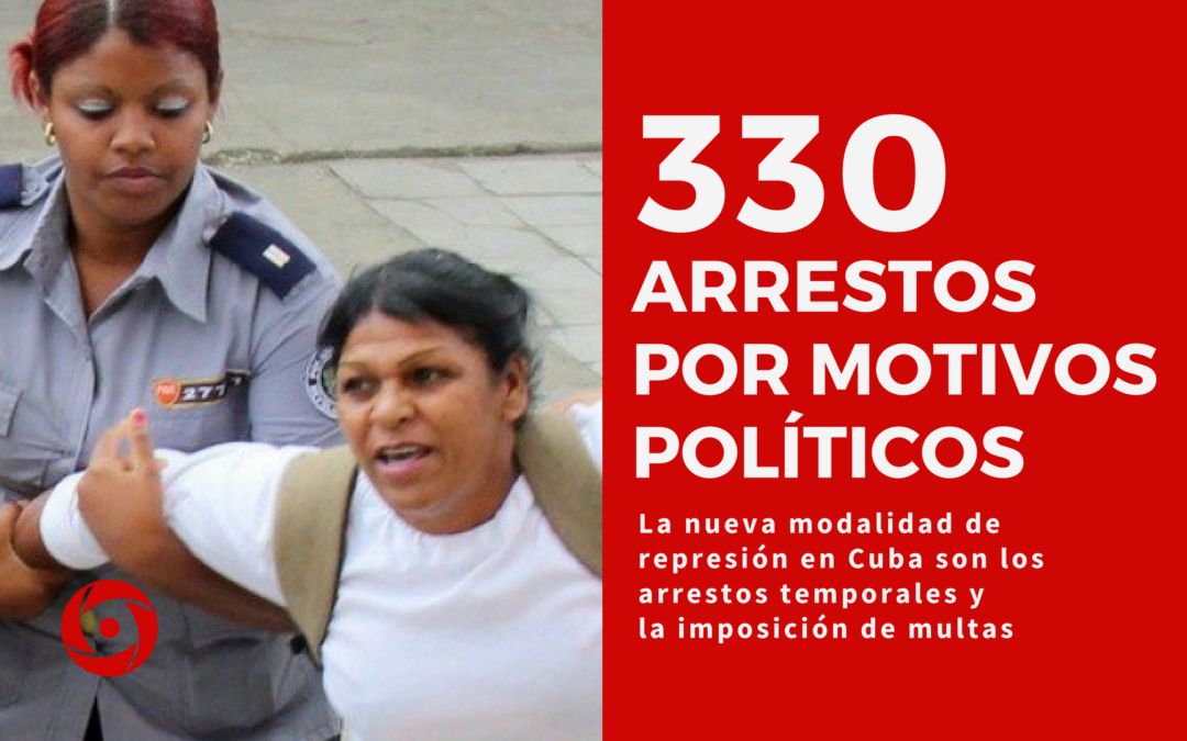 330 arrestos por motivos políticos